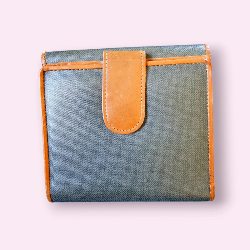 DIOR VINTAGE LEATHER BIFOLD WALLET